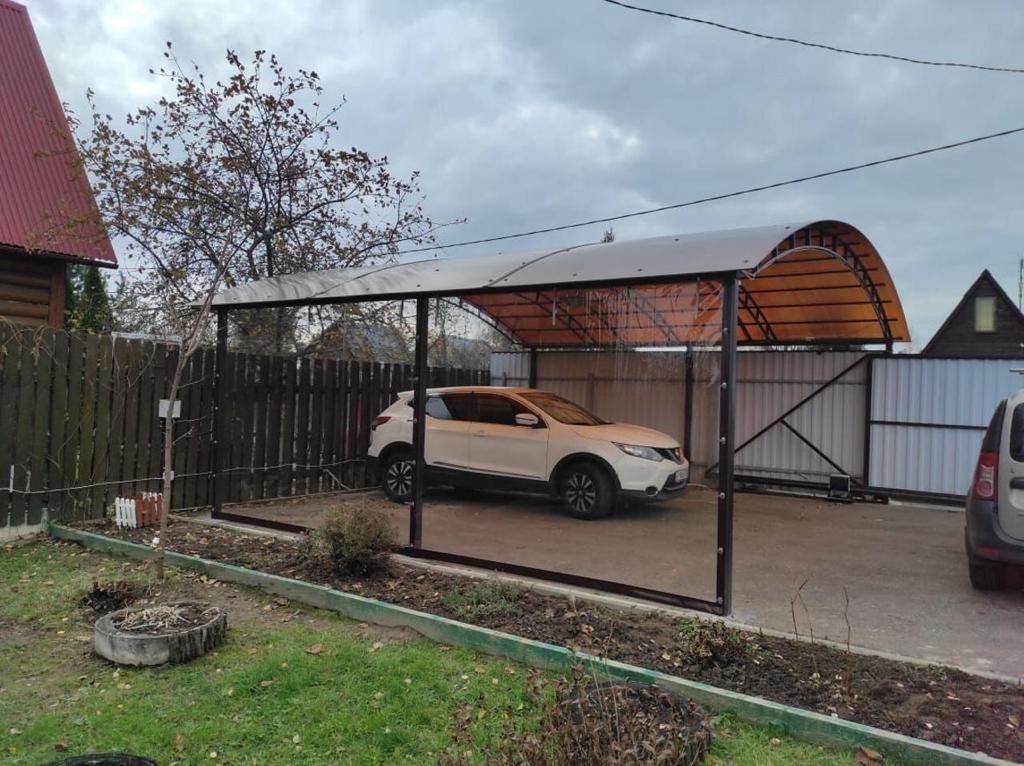 Прозрачные шторы ПВХ для навеса под автомобиль в Балашихе